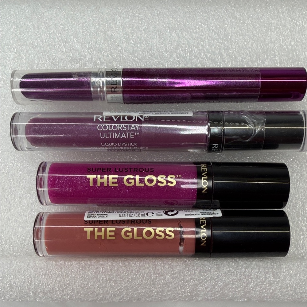 Revlon Lip 4pc Bundle Sealed New